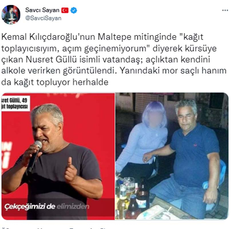 Savcı Sayan, CHP lideri Kemal Kılçdaroğlu'nun foyasını ortaya çıkardı! Geçinemediğini söylemişti bakın nasıl görüntülendi! "İşleri güçleri tiyatro" 5