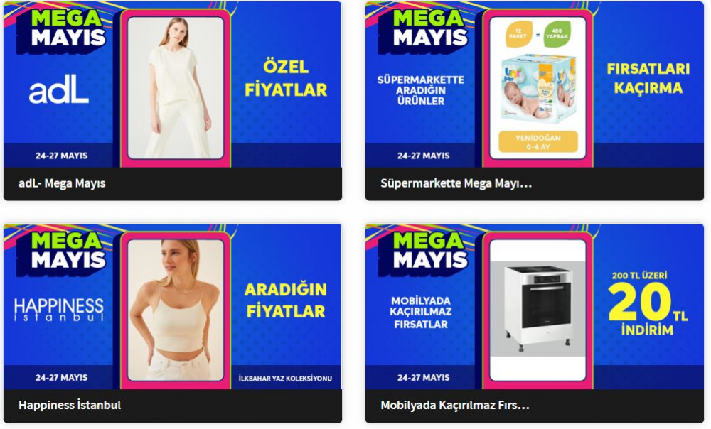 Favorilediğin ürünü başkasına kaptırma! Mega Mayıs kampanyası 'Mega' indirimlerle Trendyol'da! 4