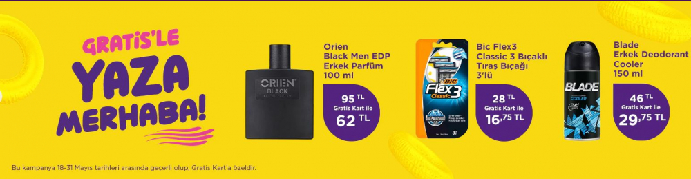 Gratis'in 'Yaza merhaba' kampanyasında şok indirim! Güneş kremlerinde fiyatlar yarı yarıya indi! Bir çok üründe yüzde 60'a varan indirim yapıldı! 4