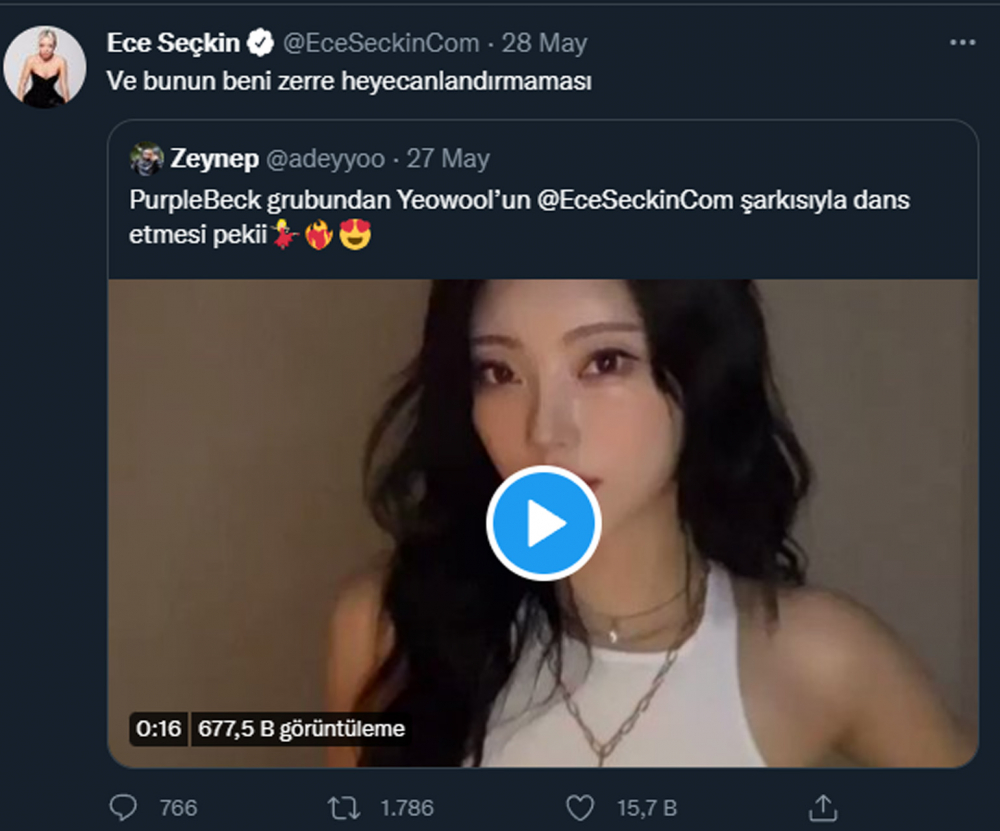 Ece Seçkin K-pop dinleyicilerine "Hastasınız" dedi! Yer yerinden oynadı! Yeowool yorumuna tepki yağdı! 4