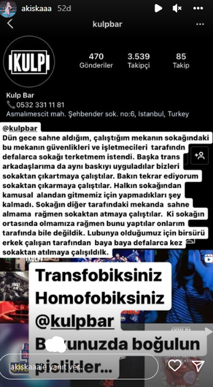 Selin Şekerci doğum gününe Lubunyaları topladı! Rahatsız olan işletmeciler olay çıkardı! "Homofobiksiniz pislikler" 6