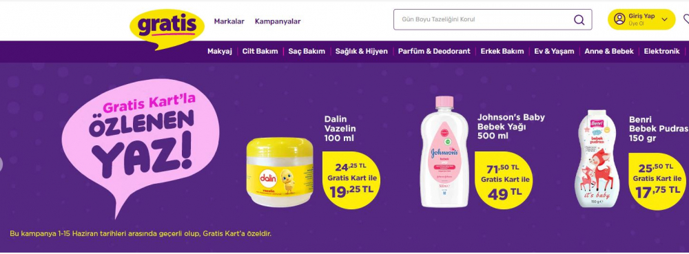 Gratis, kozmetik markalarına resti çekti! 'Özlenen yaz' kampanyasında kablosuz Bluetooth kulaklık, epilasyon aleti ve bakım ürünlerinde şaşırtan fiyatlar! 7