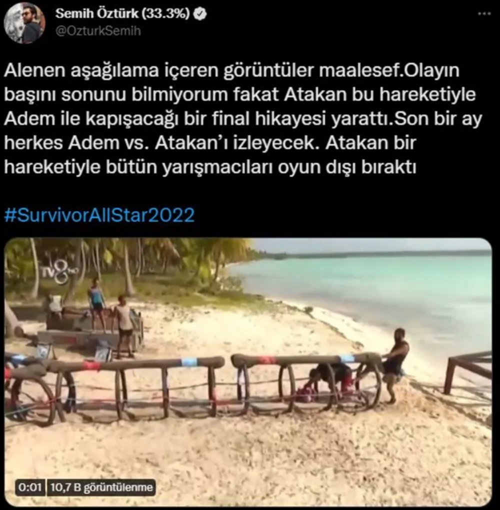 Survivor All Star'da iki boksör birbirine girdi! Adem ve Atakan'ın kavgası ortalığı karıştırdı! Gözler Acun Ilıcalı'ya çevrildi! Diskalifiye olacak mı? 8