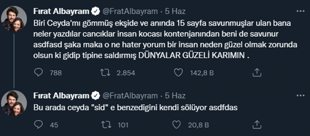 'Noluyo Ya?'nın sevilen çifti Fırat Albayram ile Ceyda Kasabalı'dan üzen haber! 'Bana neler yazdılar' diyerek eşini savunmuştu! 7