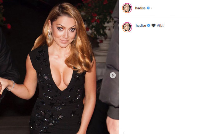 Hadise'nin derin dekolteli pozları nefes kesti 2