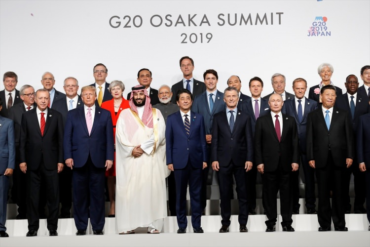 Japonya'daki G-20 zirvesinden samimi kareler 11