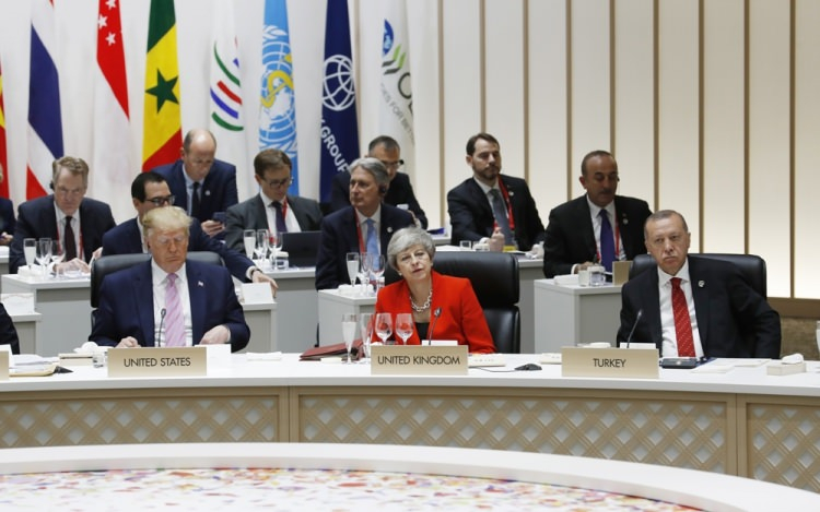 Japonya'daki G-20 zirvesinden samimi kareler 8