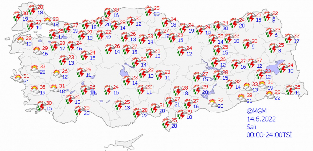 Meteoroloji Genel Müdürlüğü'nden 5 günlük hava tahmin raporu! Sağanak yağışlar devam edecek 5