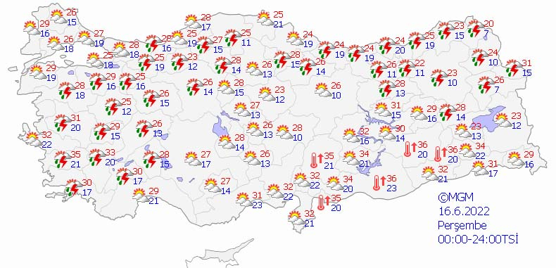 MGM 5 günlük hava tahmin raporunu yayımladı! Yağışlar yer yer devam edecekken, bazı illerde sıcaklılar artış gösterecek 3