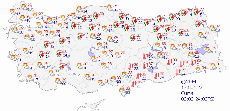 MGM 5 günlük hava tahmin raporunu yayımladı! Yağışlar yer yer devam edecekken, bazı illerde sıcaklılar artış gösterecek 4