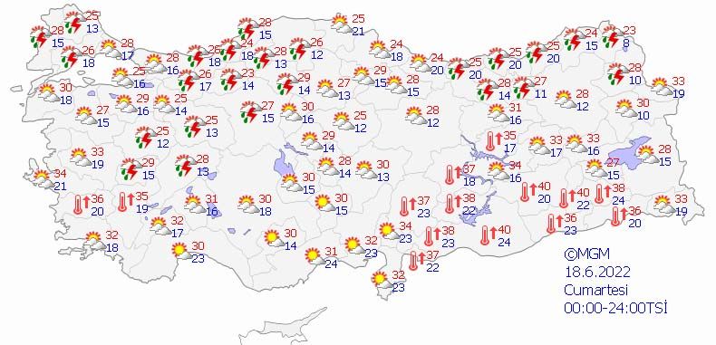 MGM 5 günlük hava tahmin raporunu yayımladı! Yağışlar yer yer devam edecekken, bazı illerde sıcaklılar artış gösterecek 5