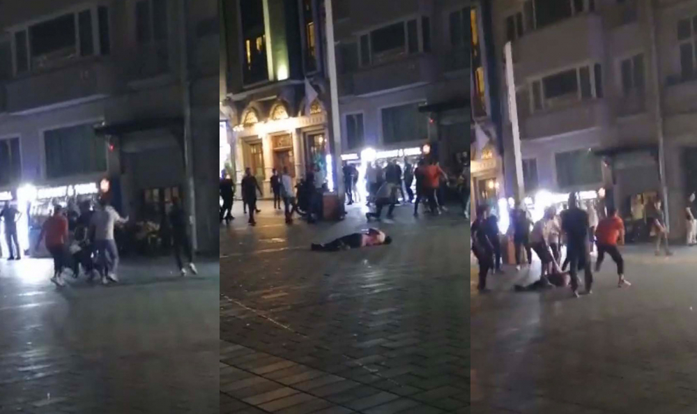 İstanbul Taksim'de dehşet veren olay! Kalbinden bıçaklanan yabancı uyruklu genç öldü 1