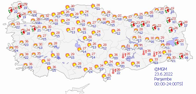 Meteoroloji Genel Müdürlüğü'nden 5 günlük hava tahmini: Sıcaklıklar mevsim normallerinin üzerine çıkacak 5