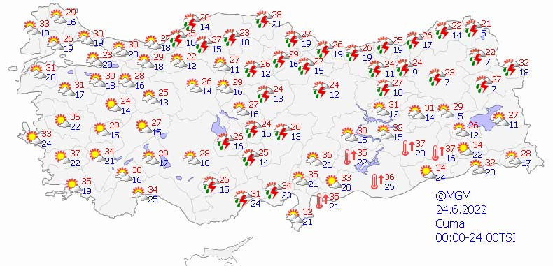 Meteoroloji Genel Müdürlüğü'nden 5 günlük hava tahmini: Sıcaklıklar mevsim normallerinin üzerine çıkacak 6