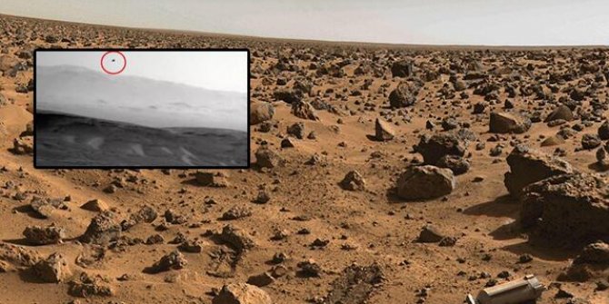 Mars'ta çekilen görüntü sosyal medyayı ikiye böldü!