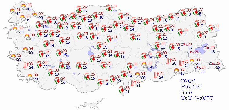 Meteoroloji Genel Müdürlüğü'nde 5 günlük hava tahmin raporu: Yurdun büyük çoğunluğu yağışlara teslim 2