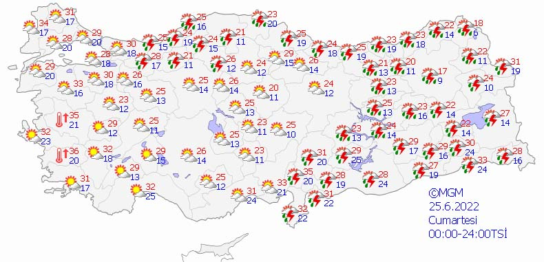 Meteoroloji Genel Müdürlüğü'nde 5 günlük hava tahmin raporu: Yurdun büyük çoğunluğu yağışlara teslim 3