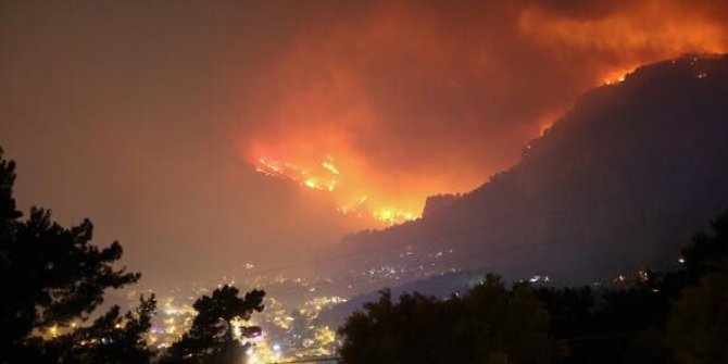 Muğla'daki orman yangını 18. saatinde kontrol altına alındı