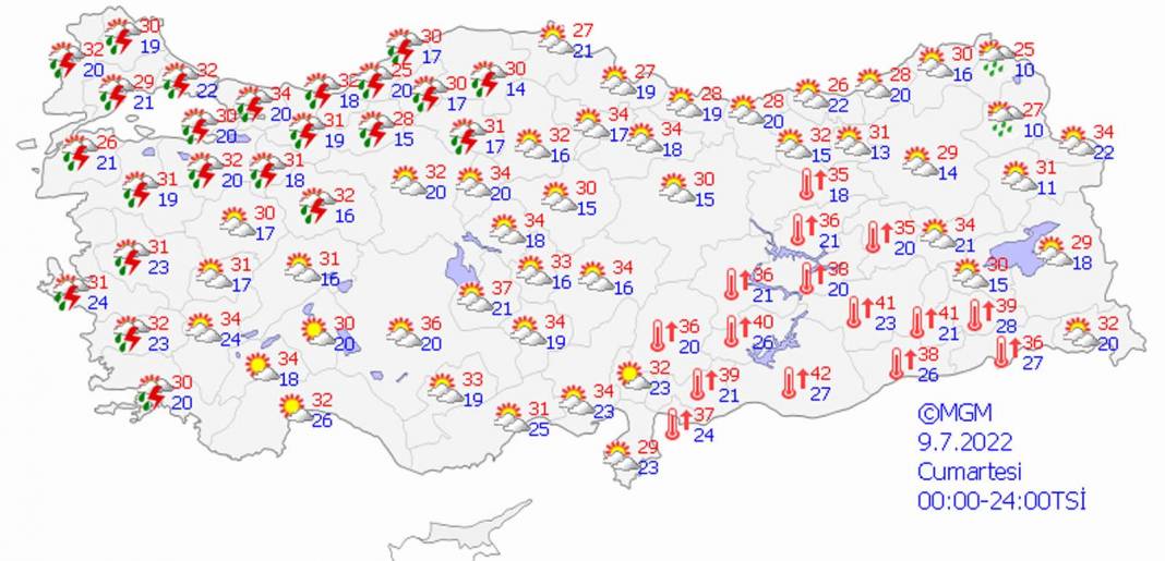 Meteoroloji Genel Müdürlüğü'nden 5 günlük hava durumu: Sıcaklık artışları devam ediyor, hafta sonuna dikkat! 5