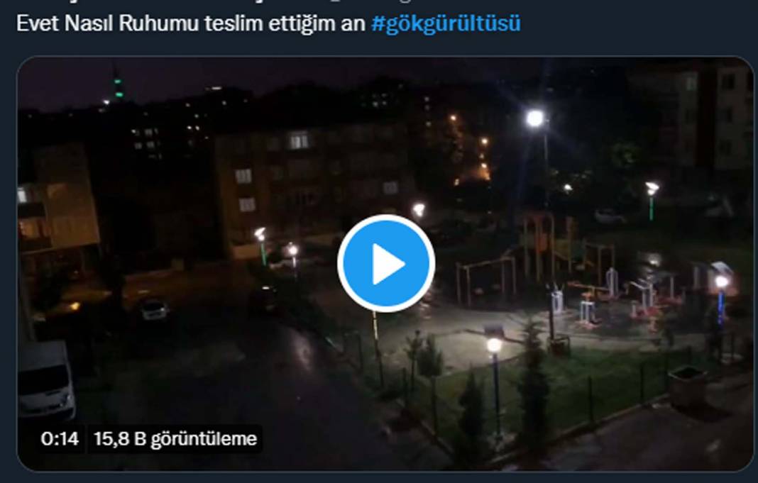 İstanbullular adeta kıyameti yaşadı! Gece boyu uyuyamadılar! "Çok enteresan bir gece" 10