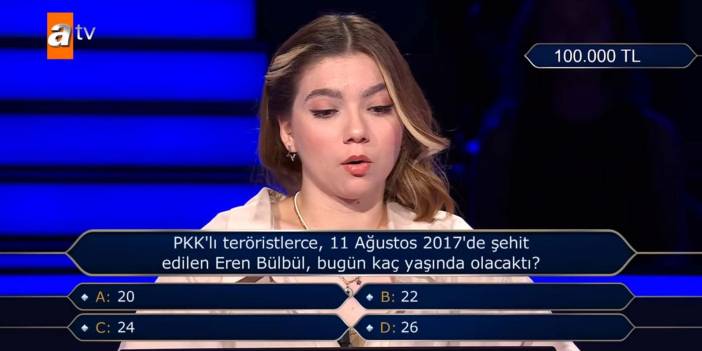 Kim Milyoner Olmak İster'e Eren Bülbül sorusu damga vurdu! Kenan İmirzalıoğlu gözyaşlarını zor tuttu