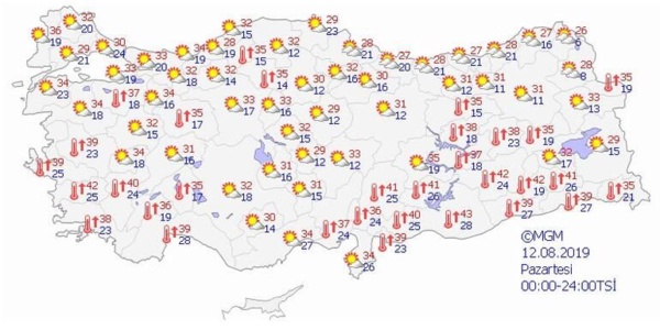 Kurban Bayram'ı boyunca tüm yurtta hava nasıl olacak ? 8