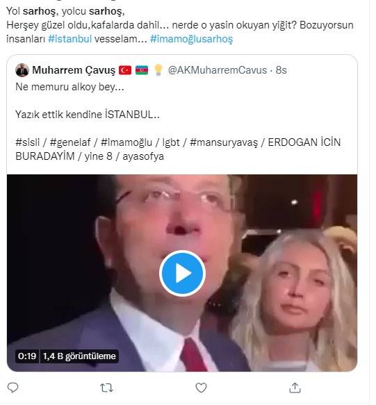 Ekrem İmamoğlu'nun kameralar karşısına  zil zurna sarhoş çıktığı iddia ediliyor! "Her şey çok güzel oldu, kafalar da dahil!" 10