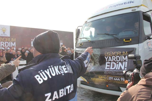 "Üşüyorum Yardım Edin!" Tırları Maltepe'den Yola Çıktı 11