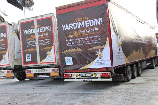 "Üşüyorum Yardım Edin!" Tırları Maltepe'den Yola Çıktı 13