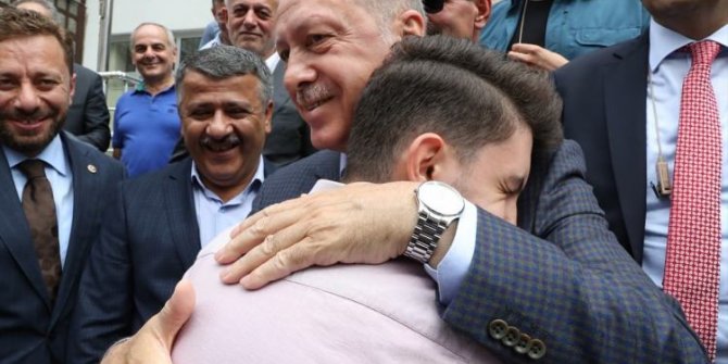 Cumhurbaşkanı Erdoğan'a Trabzon'da sevgi seli