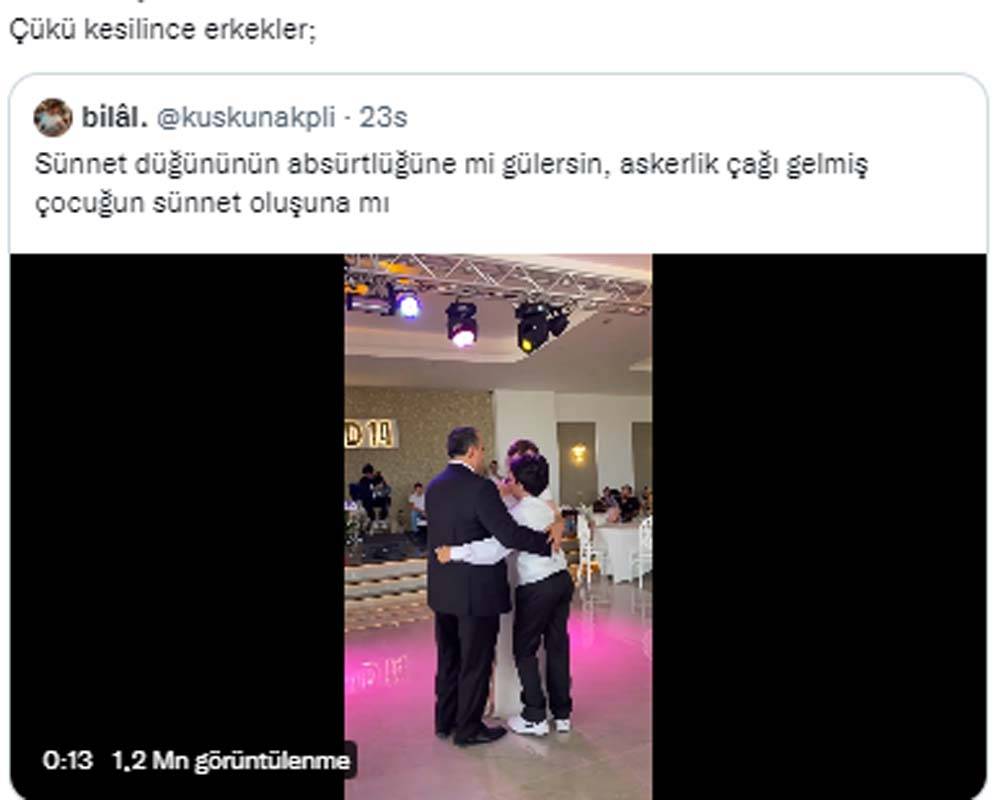 TikTok'ta yayınlanan sünnet düğünü videosu izleyenleri gülmekten kırdı geçirdi! Absürt detaylar çıldırttı! "Gerçek olamayacak kadar saçma" 15