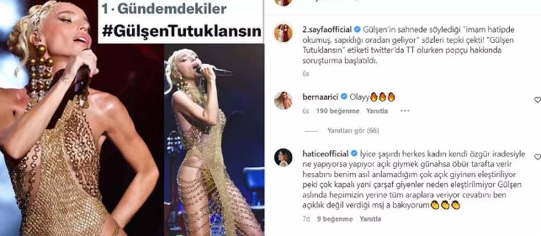 İmam hatiplilere 'Sapık' diyen Gülşen'e şarkıcı Hatice'den iğrenç destek! Çarşaf giyenleri hedef alarak söyledikleri pes dedirtti! 8