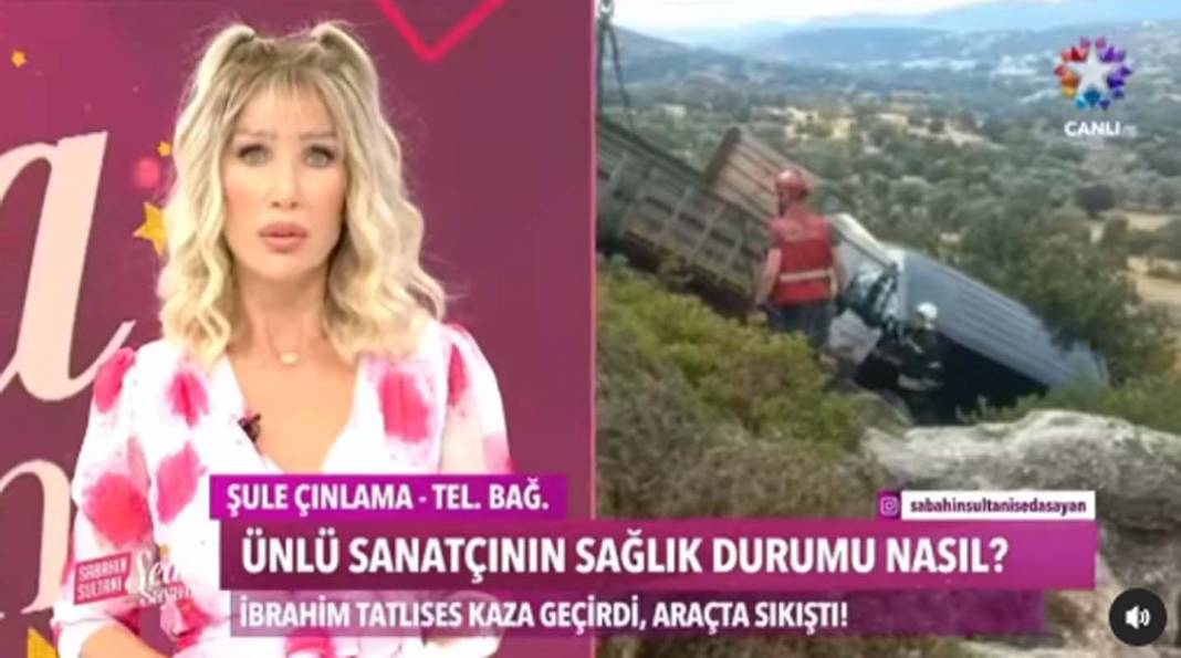 Seda Sayan, ölümden dönen İbrahim Tatlıses'in kaza haberini programında paylaşınca olanlar oldu! Tepki üstüne tepki yağdı! 4