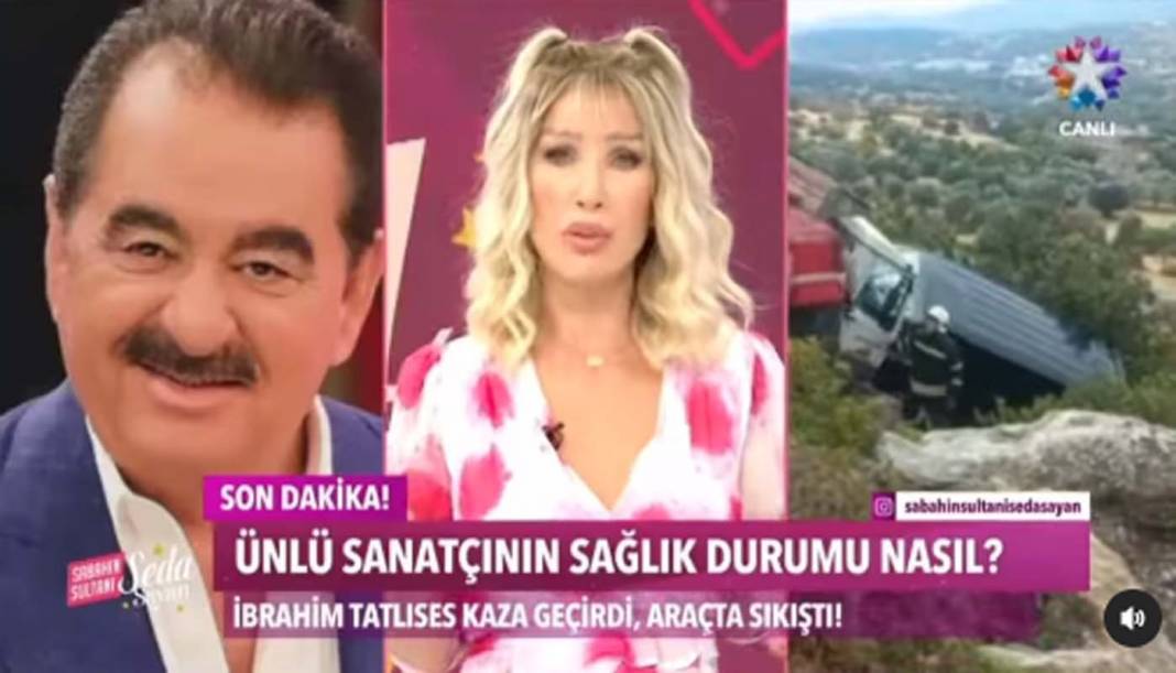 Seda Sayan, ölümden dönen İbrahim Tatlıses'in kaza haberini programında paylaşınca olanlar oldu! Tepki üstüne tepki yağdı! 6