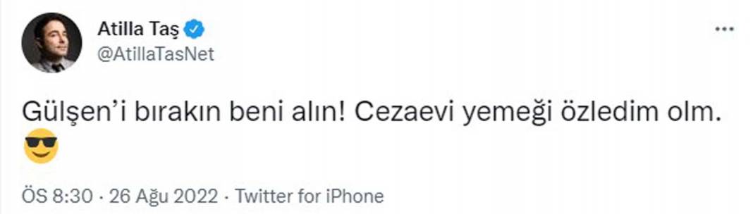 Atilla Taş Gülşen'in tutukluluğuna dayanamadı emniyete çağrı yaptı! "Gülşen'i bırakın beni alın." 8