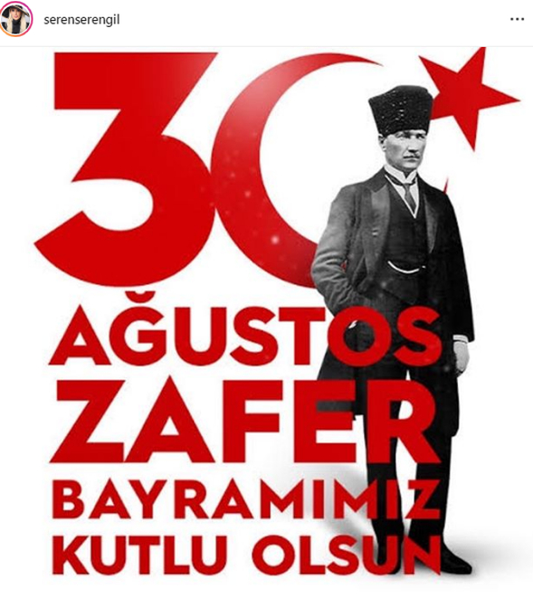 Ünlü isimlerden 30 Ağustos Zafer Bayramı mesajları 6