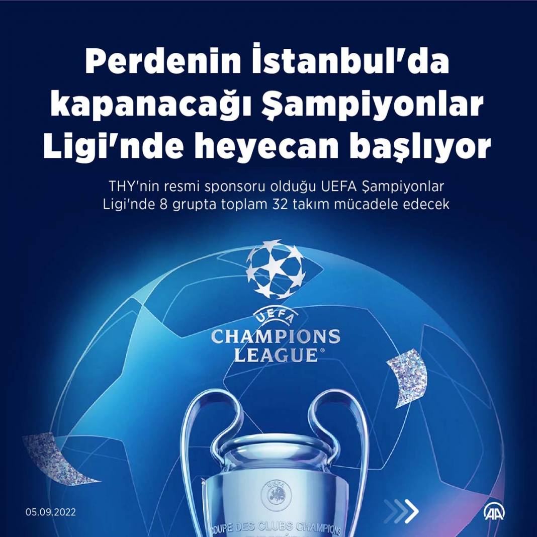 UEFA Şampiyonlar Ligi'nde 2022-2023 sezonu perdesi açılıyor! İşte gruplar ve maç programı 2