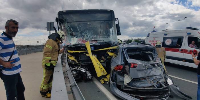 İstanbul Fatih'te zincirleme kaza! Freni patlayan İETT otobüsü dehşet saçtı: 14 yaralı