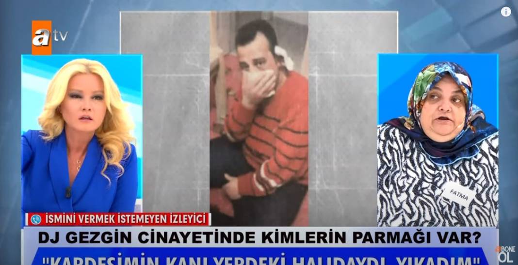 Müge Anlı stüdyoyu birbirine kattı! Fatma Karadağ, kardeşi DJ Mehmet Gezgin hakkında söyledikleriyle, Anlı'yı çileden çıkardı! 3