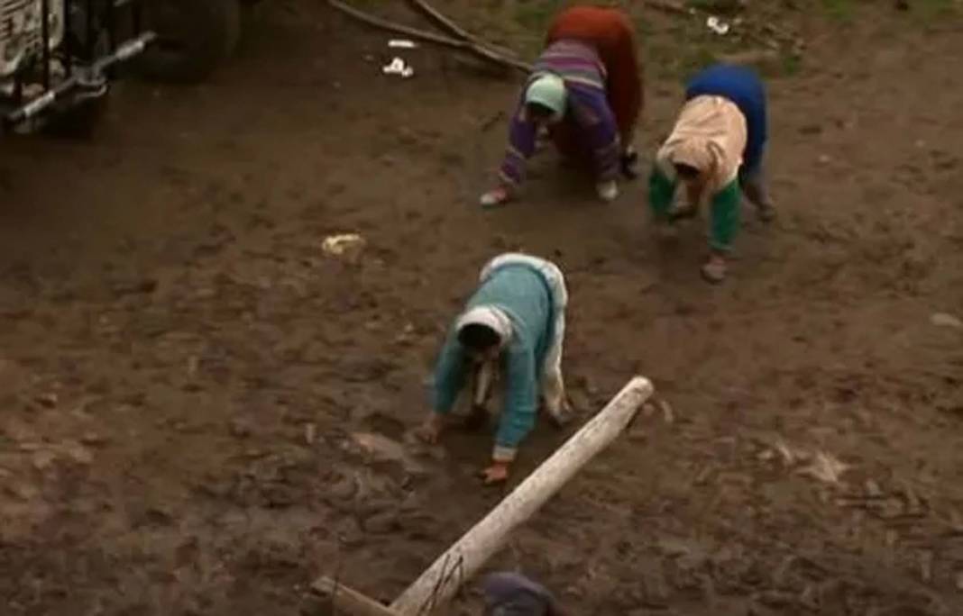 Bu aile ayı gibi yürüyor! İki el ve iki ayakları üzerinde, tıpkı hayvanlar gibi yürüyen Türk aileyi görünce şaşkına döneceksiniz! 2