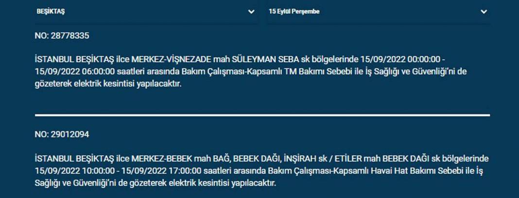 İstanbullular o saatlere dikkat! BEDAŞ ilçe ilçe açıkladı: Bugün ve yarın elektrikler kesilecek, önleminizi alın! 11