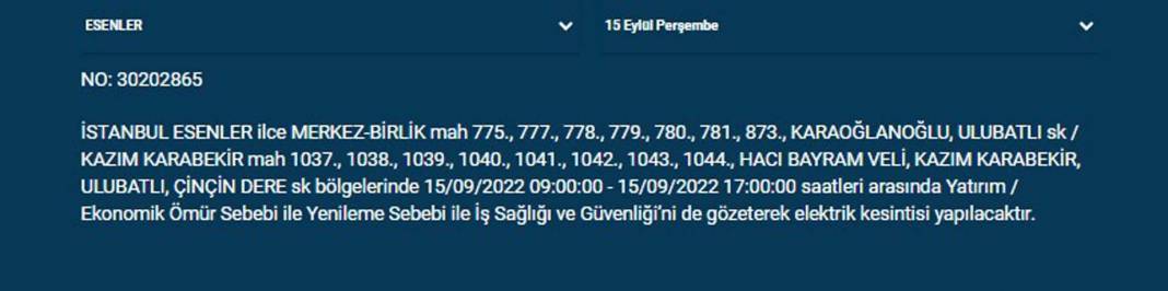 İstanbullular o saatlere dikkat! BEDAŞ ilçe ilçe açıkladı: Bugün ve yarın elektrikler kesilecek, önleminizi alın! 15