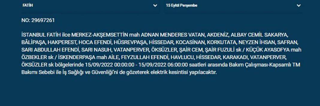 İstanbullular o saatlere dikkat! BEDAŞ ilçe ilçe açıkladı: Bugün ve yarın elektrikler kesilecek, önleminizi alın! 18