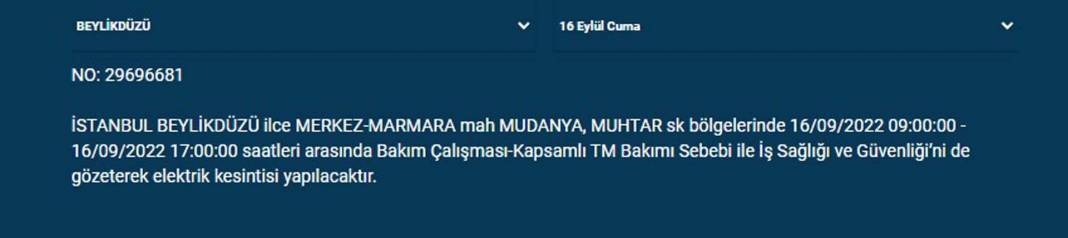 İstanbullular o saatlere dikkat! BEDAŞ ilçe ilçe açıkladı: Bugün ve yarın elektrikler kesilecek, önleminizi alın! 31