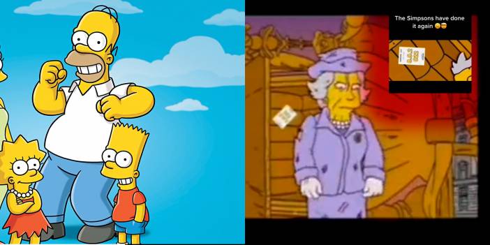 The Simpson yine yanılmadı! Yıllar önce Kraliçe Elizabeth'in ölüm tarihini ekranda vermiş!