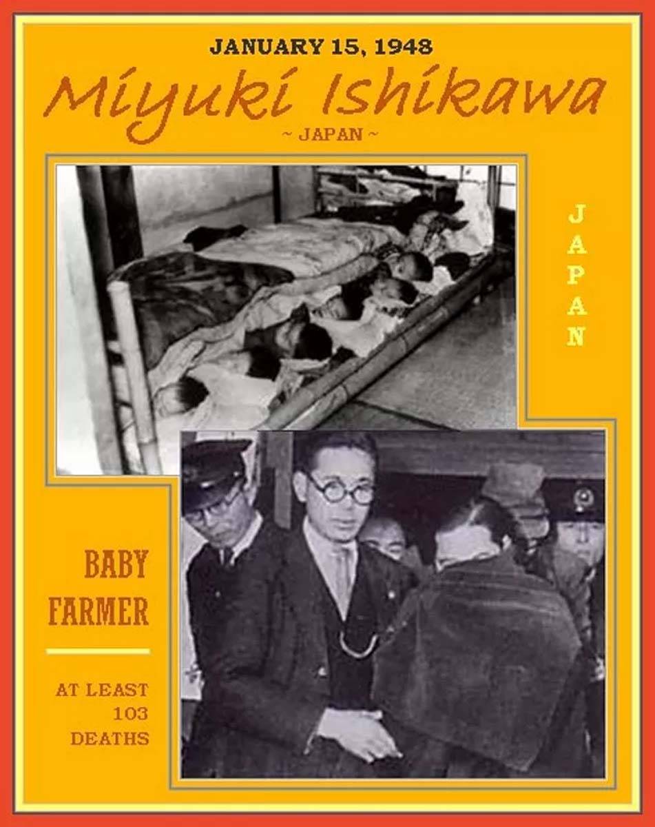 Kocasıyla iş birliği yapıp 100'den fazla bebeğin ve annenin ölmesine neden olan cani seri katil: Miyuki Ishikawa 9