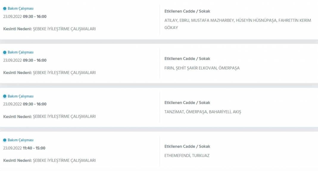 AYEDAŞ duyurdu! Anadolu Yakası'nda yaşayan vatandaşların dikkatine! Yarın o mahallelerde elektirikler kesilecek! 4