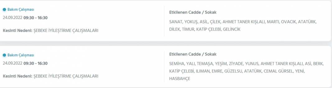 AYEDAŞ duyurdu! Anadolu Yakası'nda yaşayan vatandaşların dikkatine! Yarın o mahallelerde elektirikler kesilecek! 7