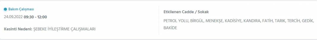 AYEDAŞ duyurdu! Anadolu Yakası'nda yaşayan vatandaşların dikkatine! Yarın o mahallelerde elektirikler kesilecek! 8