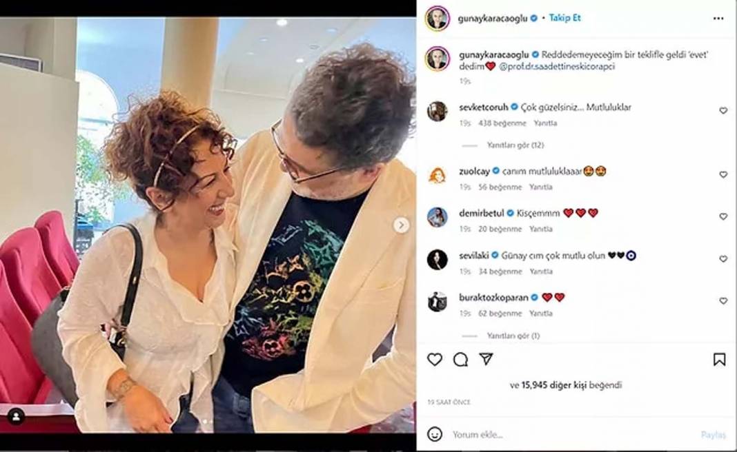 Arka Sokaklar'ın Mesut komiseri Şevket Çoruh'tan, üçüncü evliliğini yapan eski eşi Günay Karacaoğlu'nun nikah fotoğrafına yorum! 7